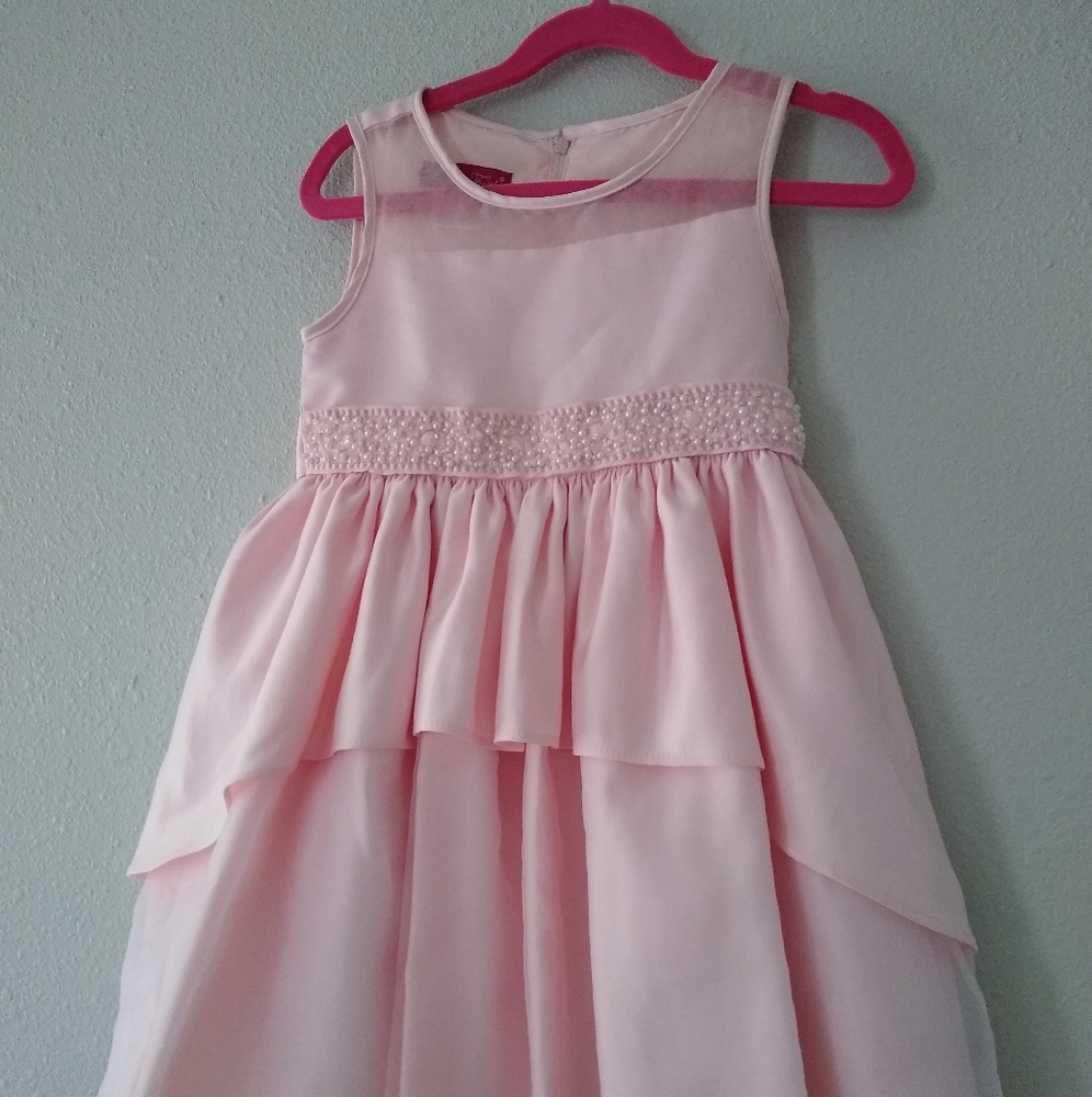 Girls Pale Pink Dress
